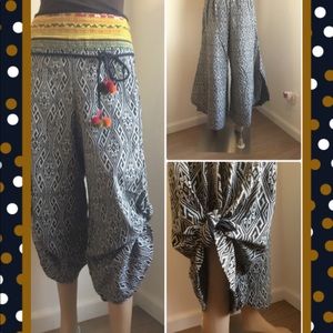 SOLD🚨Hmong,Tribal,Trousers,Aladdin,Boho Pants.